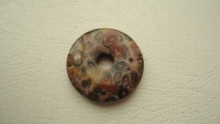 Leopardenstein, Leopardenjaspis Donut 20mm