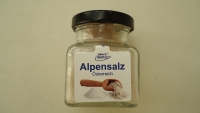 Alpensalz 125g im Glas + Holzlffel